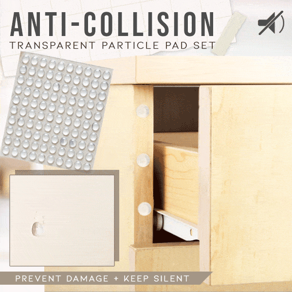 Anti-collision Transparent Particle Pad Set